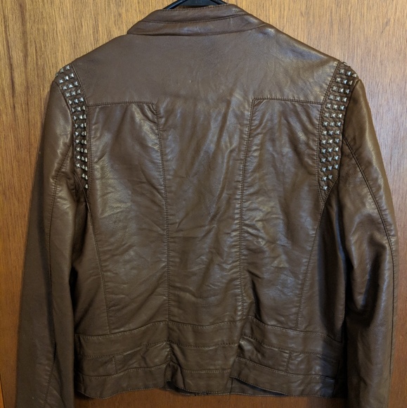 Brown studded Jacket - Picture 2 of 7